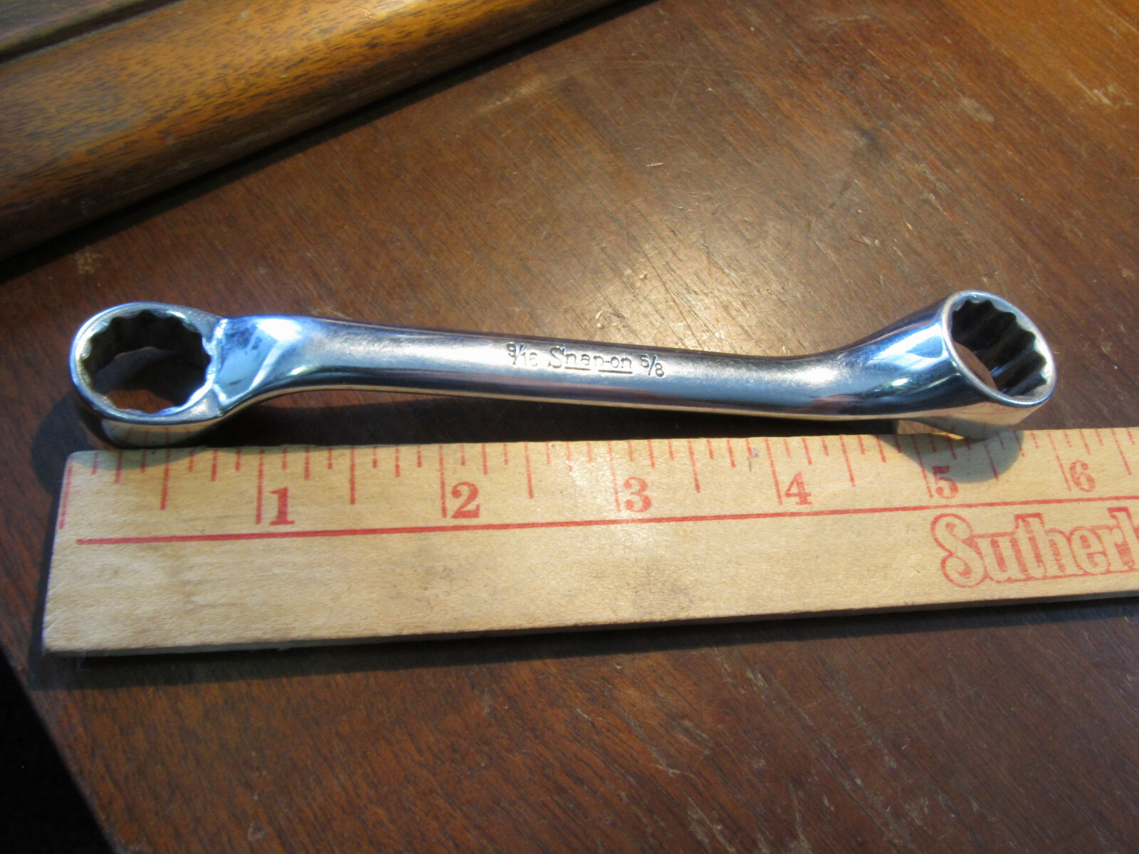 9/16 ponta様① 5台 Vintage SNAP ON 9/16 x 5/8 Offset Double Box End Wrench