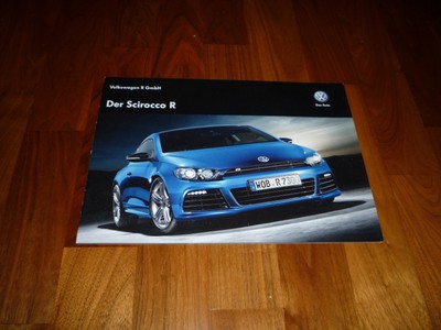 VW Scirocco R Prospekt Brochure Depliant Folleto 02/2012