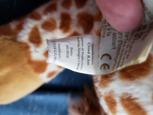 Cloud B Giraffe Baby Sleep Soother 18