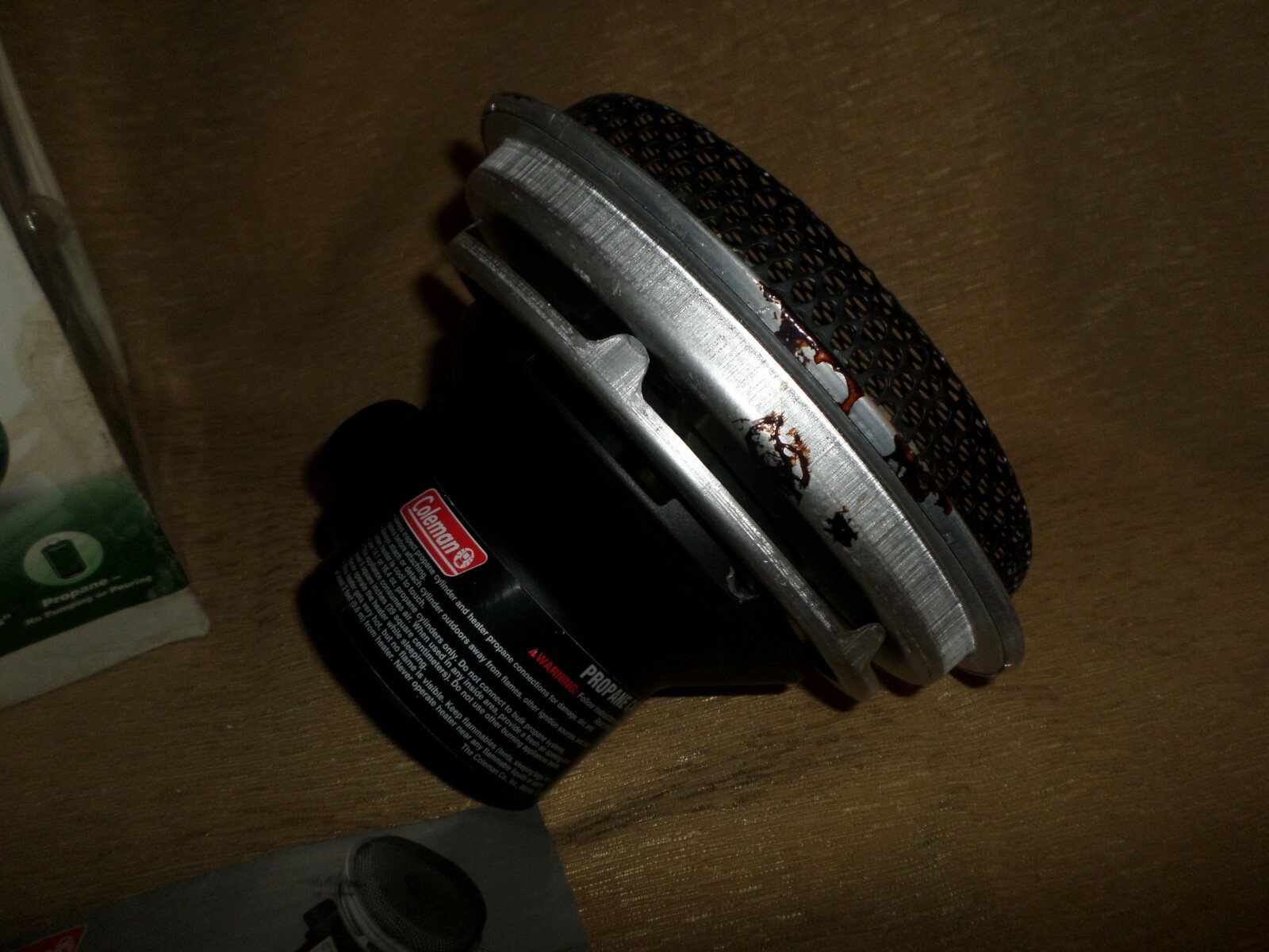 Coleman Blackcat Portable Catalytic Heater 5033 Propane Stand Great Shape Tested