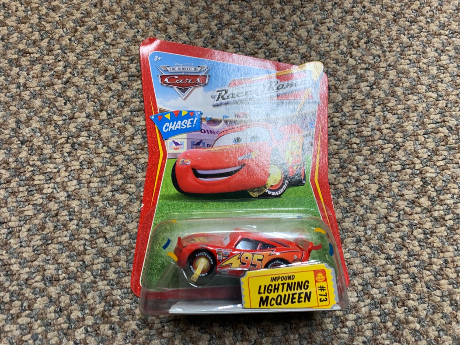 Pixar  Cars Race O Rama Impound DJ Chase Disney Pixar Car 84 P1645