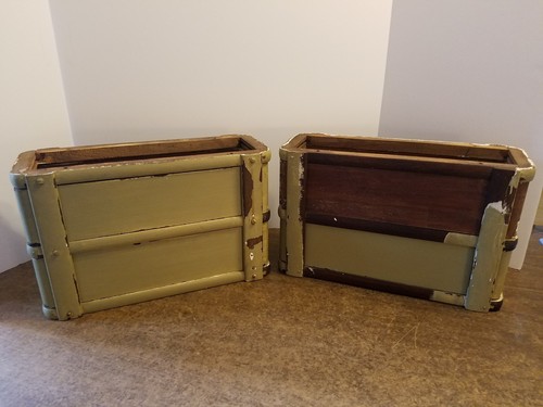 4 Vintage Singer Treadle Sewing Machine Antique Drawers with Frames