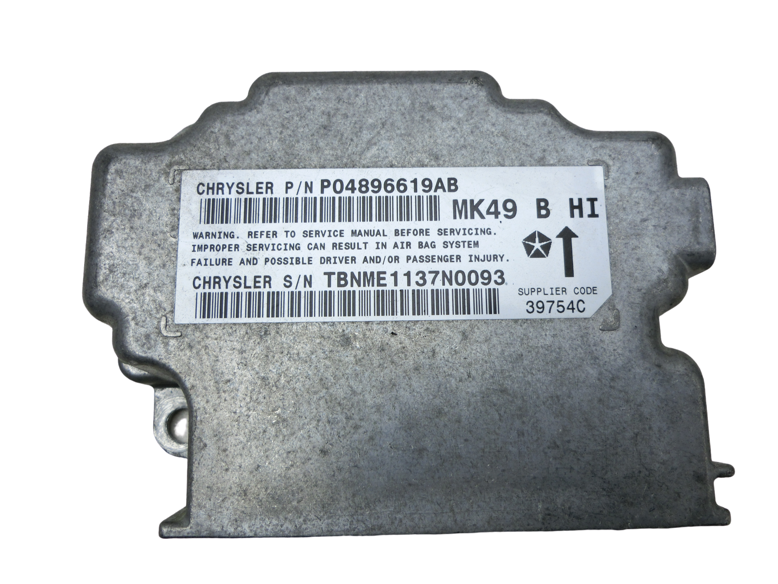Bolsa de aire Unidad control del airbag para Jeep Compass K49 07-10 - Bild 1