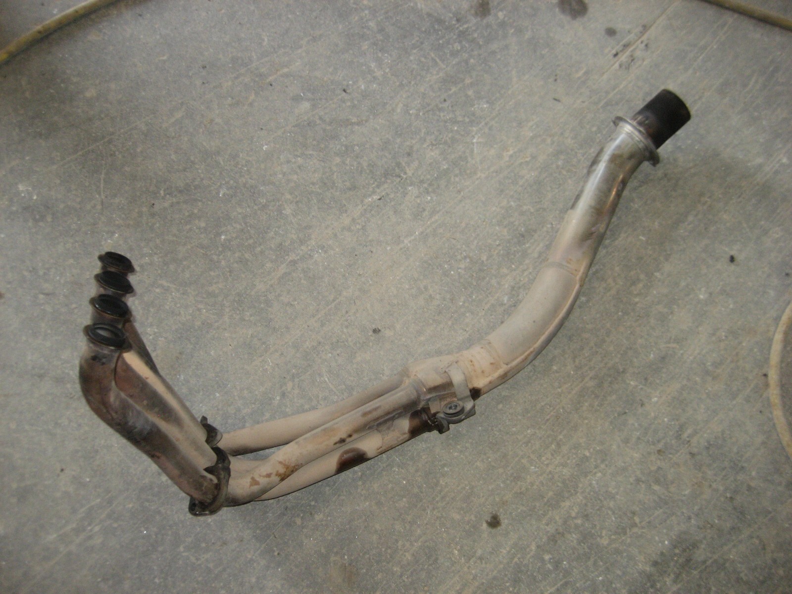 Hika  6700 Zx6r Exhaust Header Manifold Head Pipe From 2009 Kawasaki