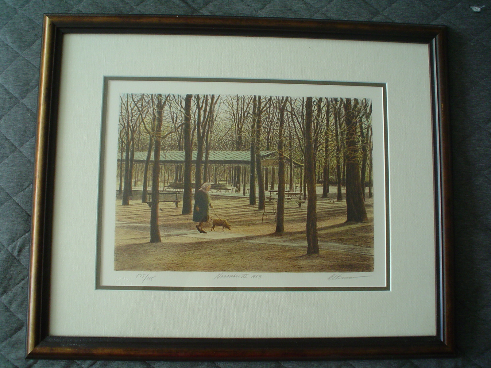 Harold Altman lithographレスティングカップル　リトグラフ Harold Altman lithographレスティングカップル リトグラフ