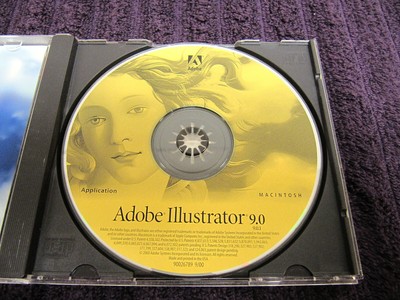 Adobe Illustrator 9.0 for Macintosh - Genuine - P/N #90021691