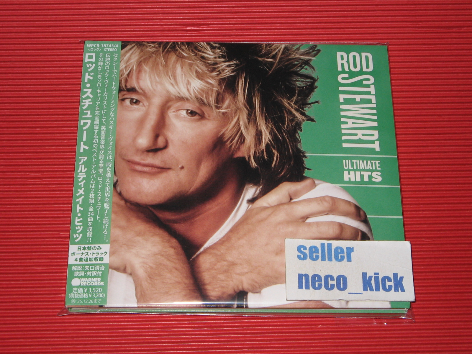 6WT ROD STEWART ULTIMATE HITS WITH BONUS TRACKS JAPAN 2 CD
