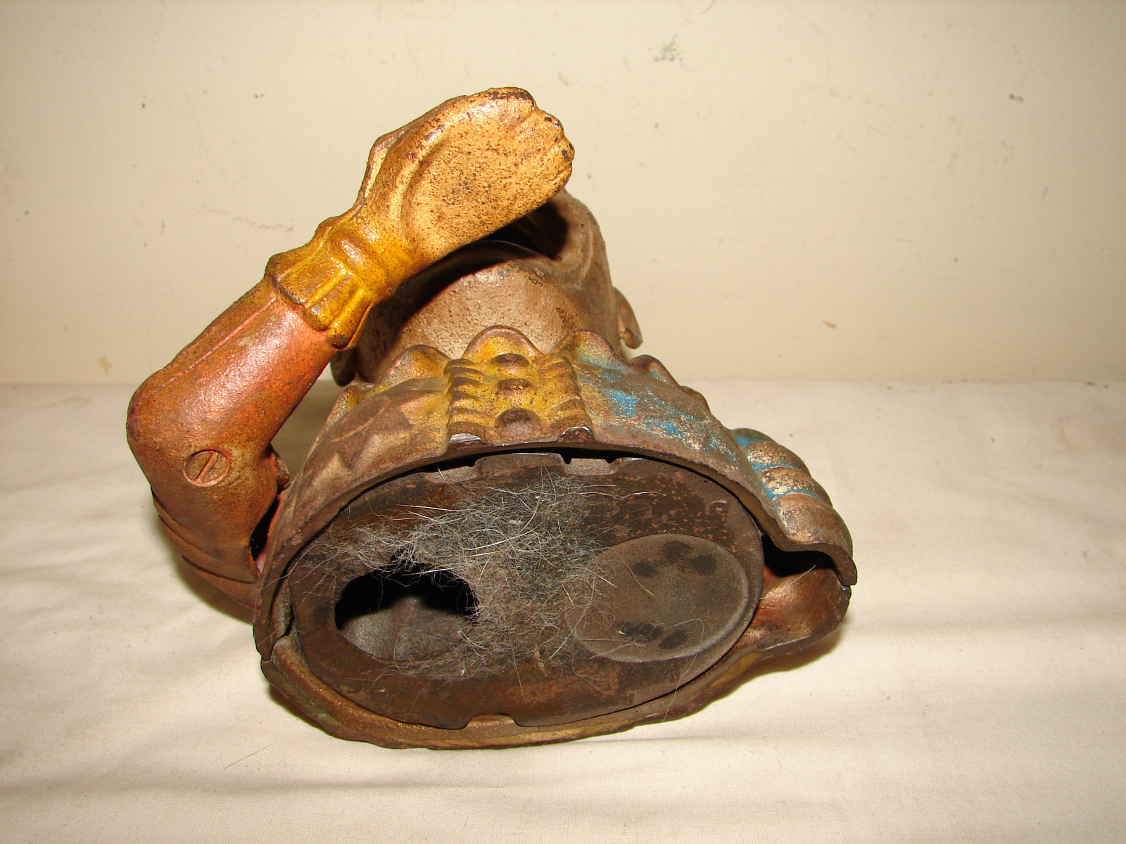 Vintage Cast Iron Humpty Dumpty Clown Mechanical Bank