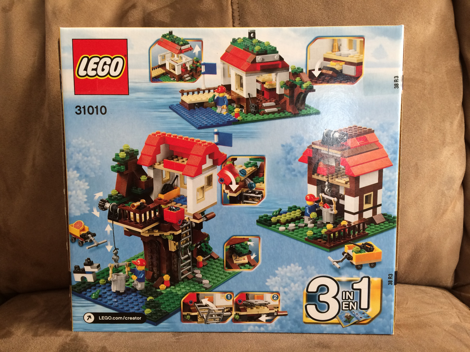Lego Creator Tree house Treehouse Modular 3 in 1 Retired 2013 356 pcs NEW 31010