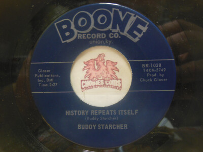 Buddy Starcher   History Repeats Itself / Sniper's Hill, 45 RPM EX (9M)