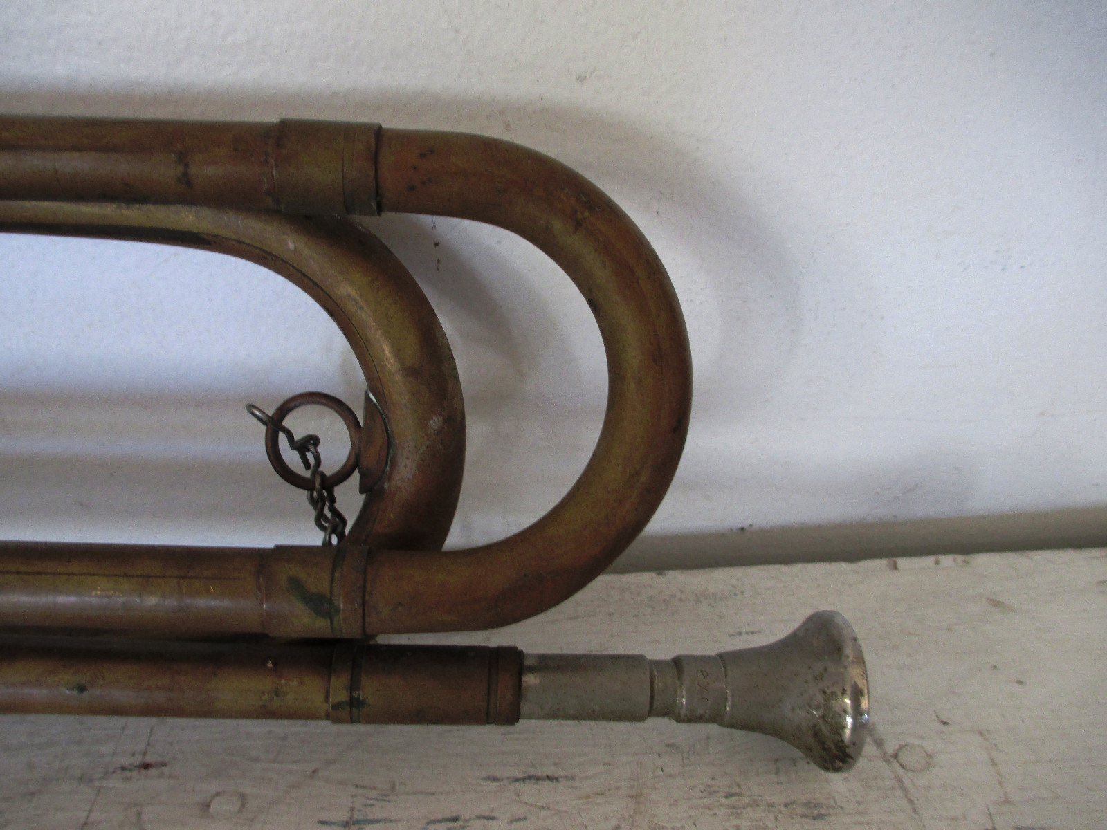 Vintage BSA Official Boy Scouts Brass Bugle Rexcraft 17