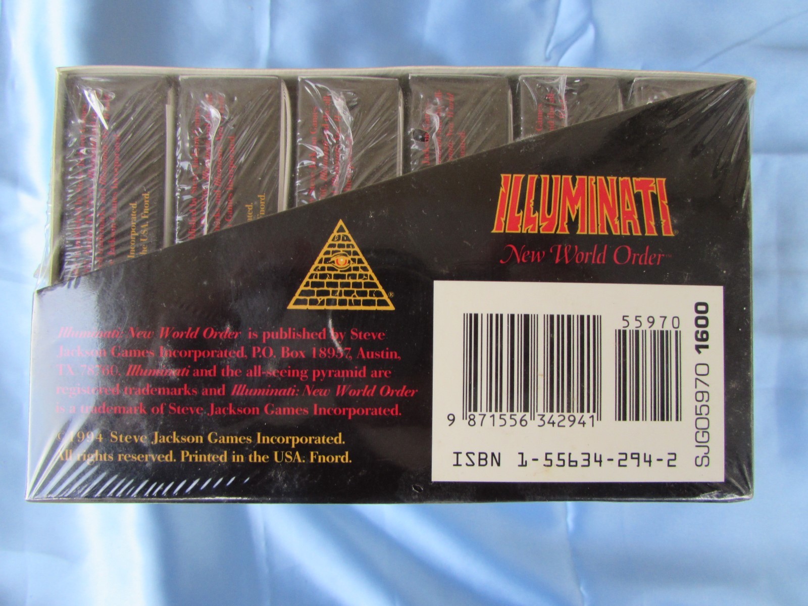 RARE MINT FACTORY SEALED BOX - ILLUMINATI NEW WORLD ORDER - 12 PACK STARTER SETS