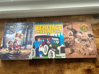 BJU Press Homeschool Grade 4 Reading History Science 3 Study Books