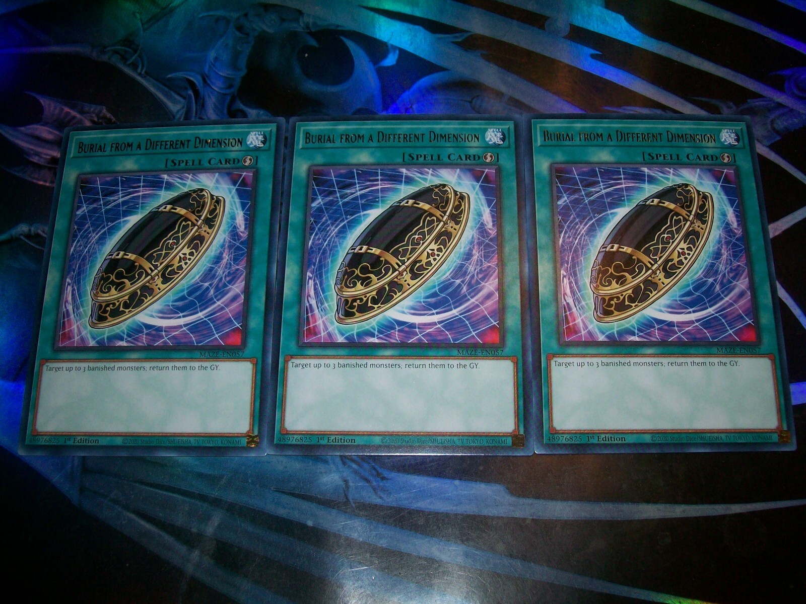 Burial from a Different Dimension 遊戯王 初版 3x Burial From