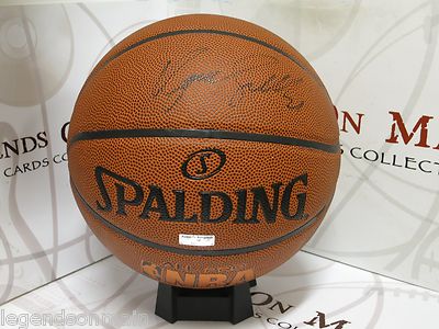 Dominique Wilkins Atlanta Hawks Signed Full Size Basketball LOM COA (BKB17)