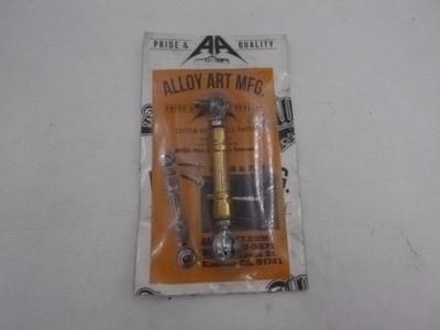 Alloy Art Gold Adjustable Shift Rod Linkage Dyna & FXR Harley Mid Control FXD
