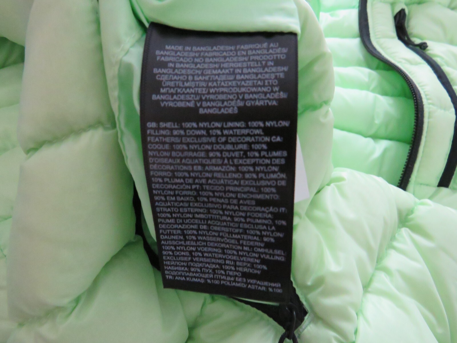 Pre-owned The North Face Womens  Summit Breithorn 800-down Full Zip Insulated Jacket Green In Patina Green