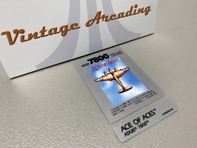 Ace of Aces (Atari 7800) Replacement Game Label
