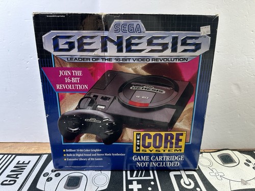 Sega Genesis Model 1 The Core System Box Plastic Tray And System