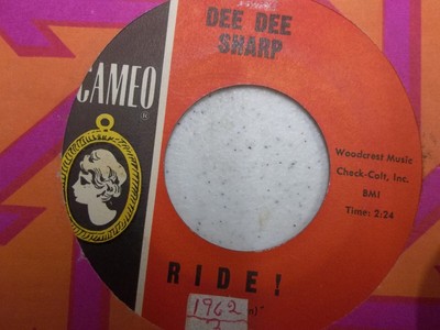 dee dee sharp 45 record/very good ride/the nite