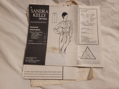 Sandra Kelly vintage sewing pattern 5705 for skirt sizes 4-20, New & Uncut