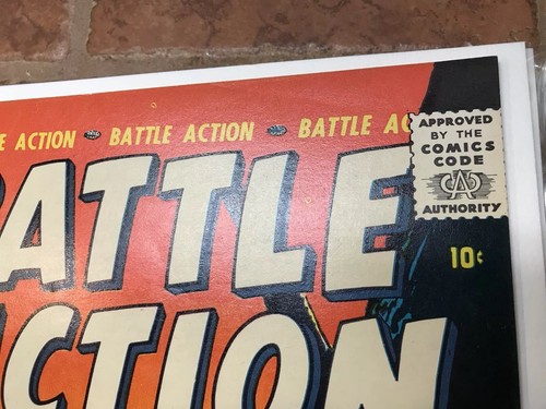 Battle Action #27 (1957) 7.5-8.0 OW Altas War Beautiful Copy