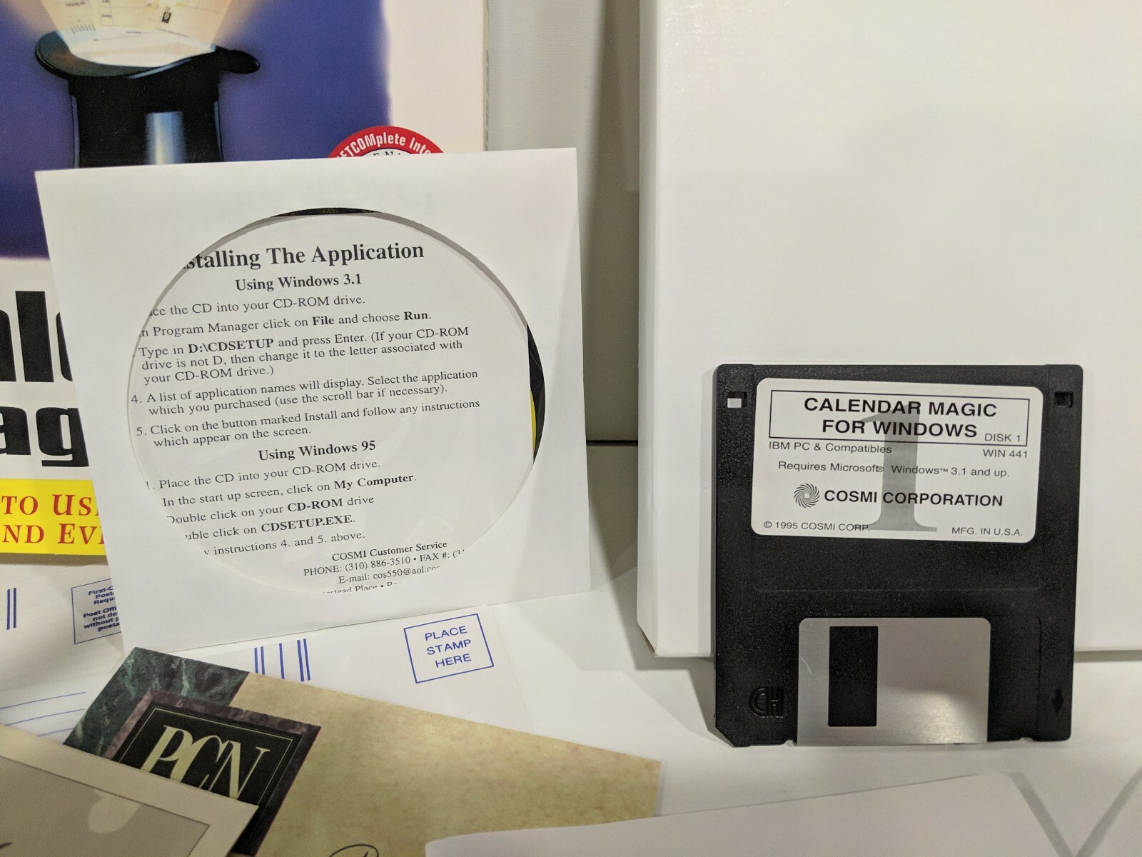 Swift Calender Magic Platinum  For Windows 95 PC CD-ROM 3.5 Disk