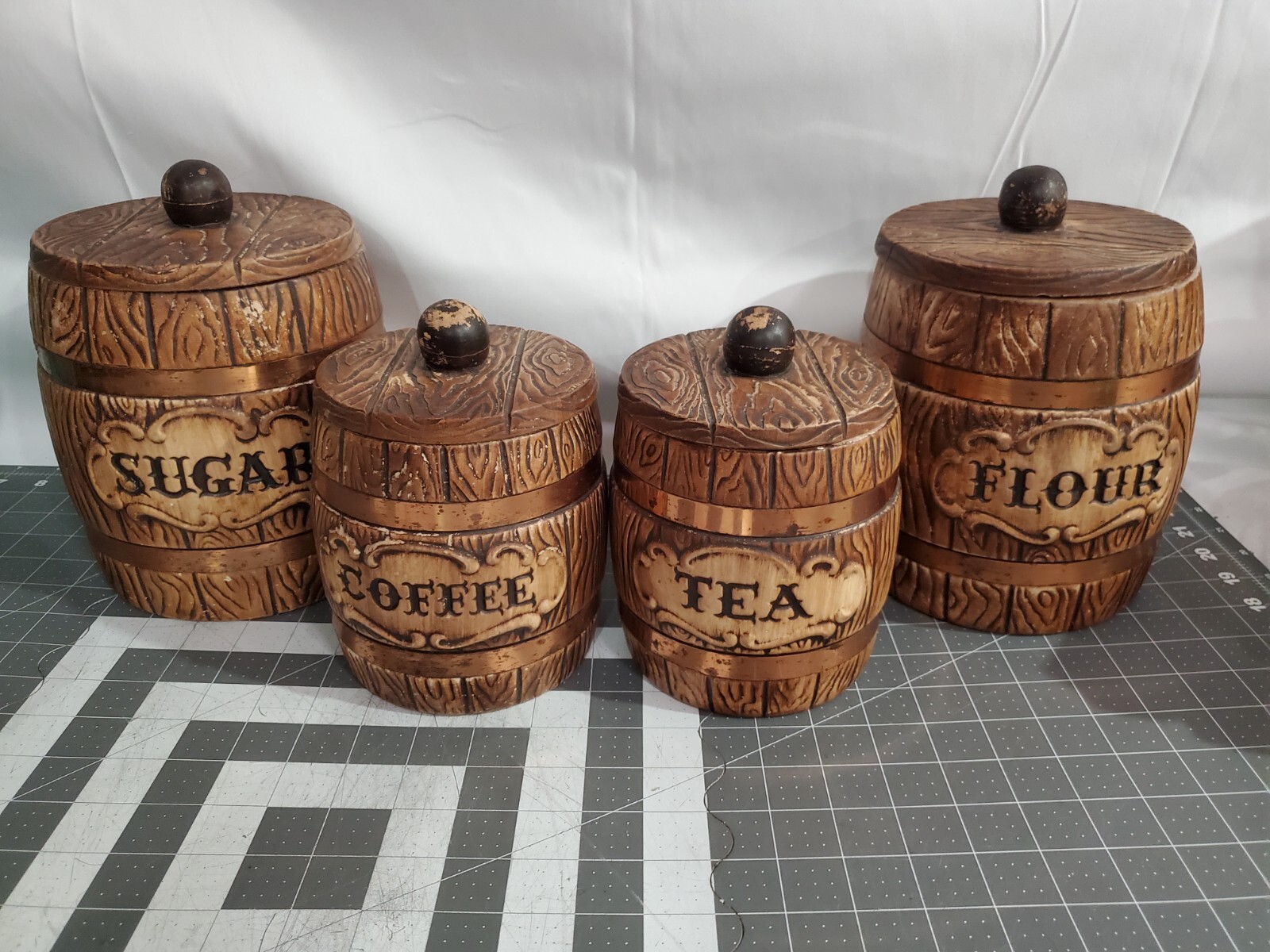 Worcester キャニスター　缶　tea /sugar イギリス　ティン缶 Worcester キャニスター 缶 tea /sugar イギリス ティン缶