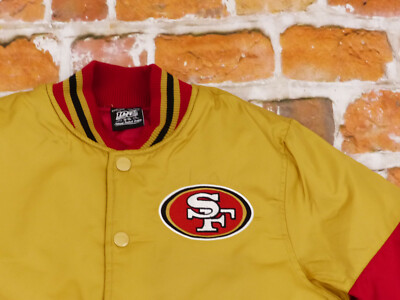 Pre-owned Nfl San Francisco 49ers Usa Vintage Jacket Forty Niners Gold  Size Xs In Gold Bronze