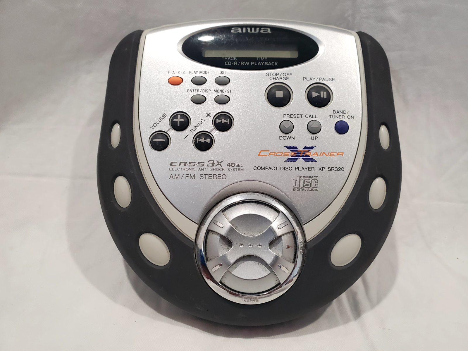 RECORDセット HIP HOP R&B CLUB他 70枚+α Aiwa Cross Trainer XP-SR320 CD Player/Radio AM/FM Tested NO