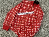 leather blouson louis vuitton supreme