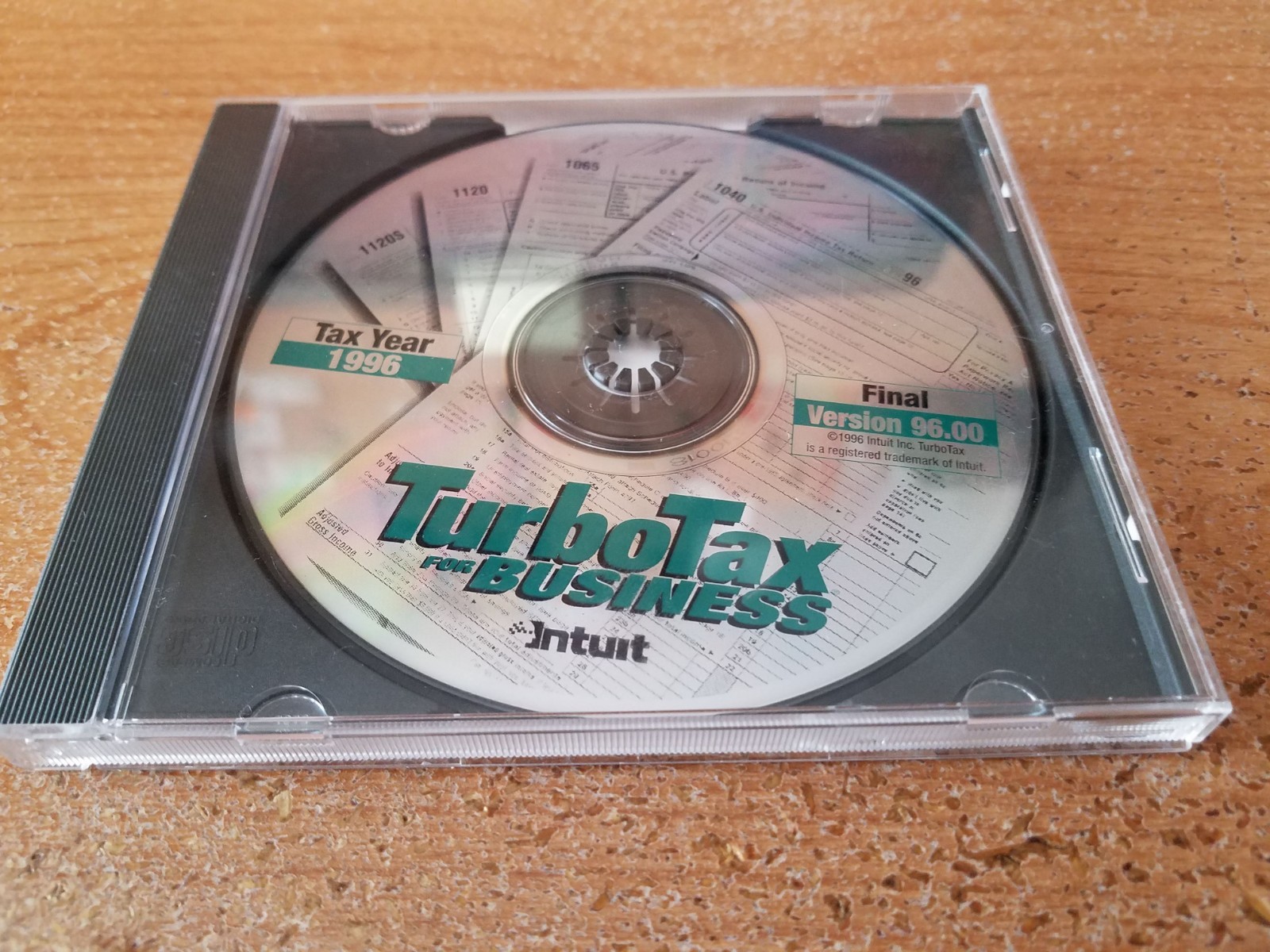 Intuit TurboTax for Business 1996 -  Windows 95 and Windows 3.1