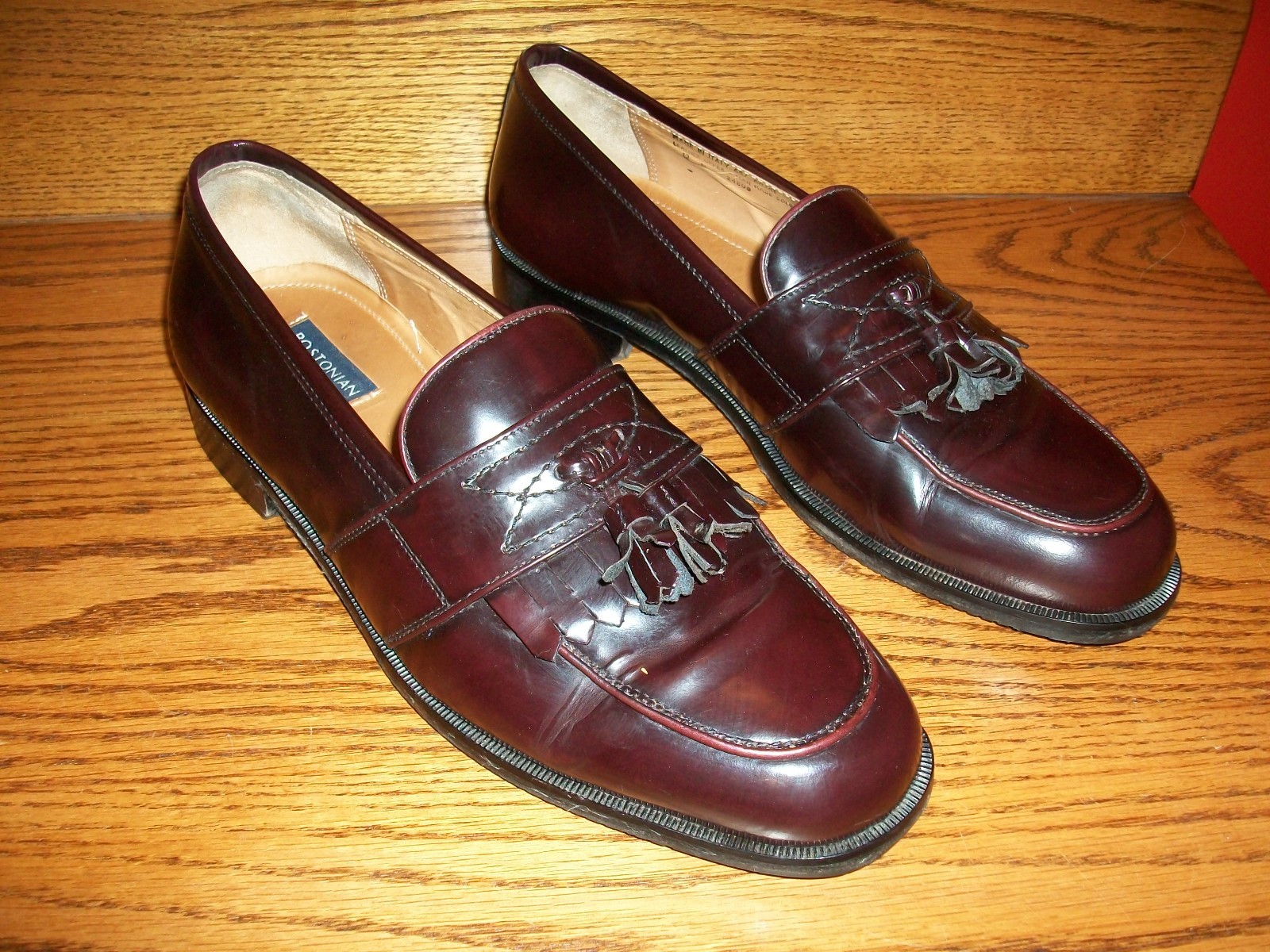 bostonian ローファー BOSTONIAN CLASSIC MENS TASSLE KILTIE SLIPON LOAFERS, 12D