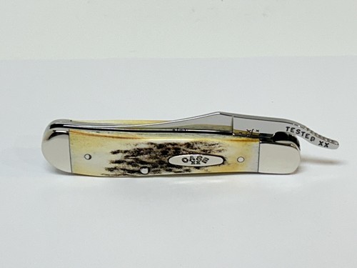 CASE XX GENUINE THICK STAG RUSSLOCK POCKET KNIFE 51953L DM CASE XX GENUINE THICK STAG RUSSLOCK POCKET KNIFE 51953L DM
