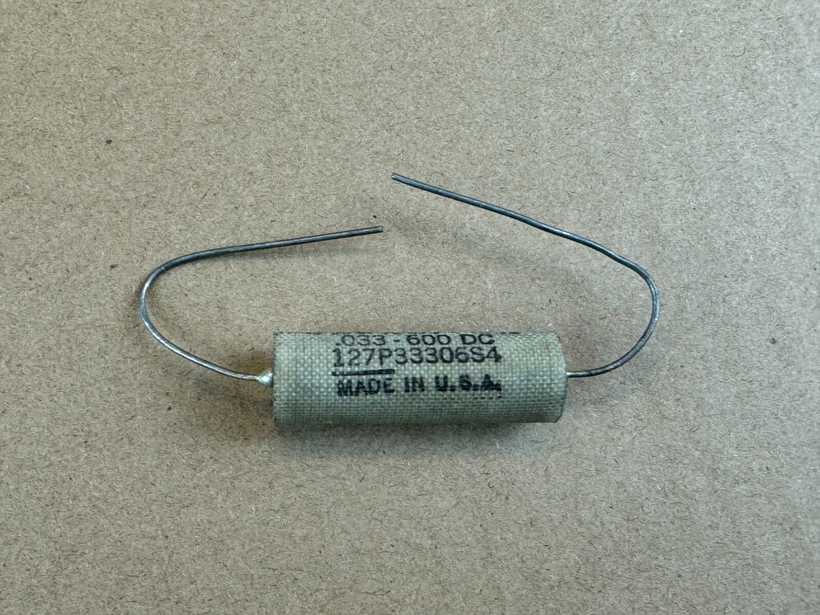 Howキュー　ハオキュー Sprague Vitamin Q PIO Paper in Oil Capacitors NOS