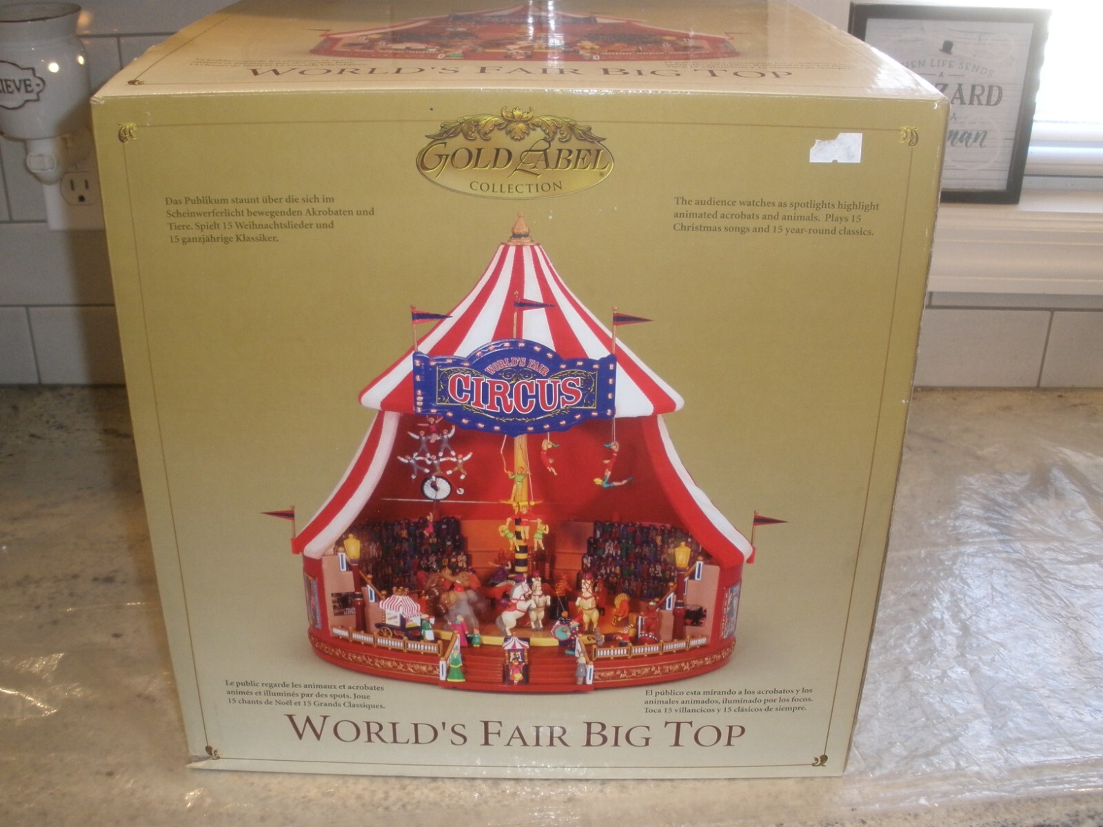 MR CHRISTMAS GOLD LABEL COLLECTION WORLD'S FAIR BIG TOP MR CHRISTMAS GOLD LABEL COLLECTION WORLD'S FAIR BIG TOP