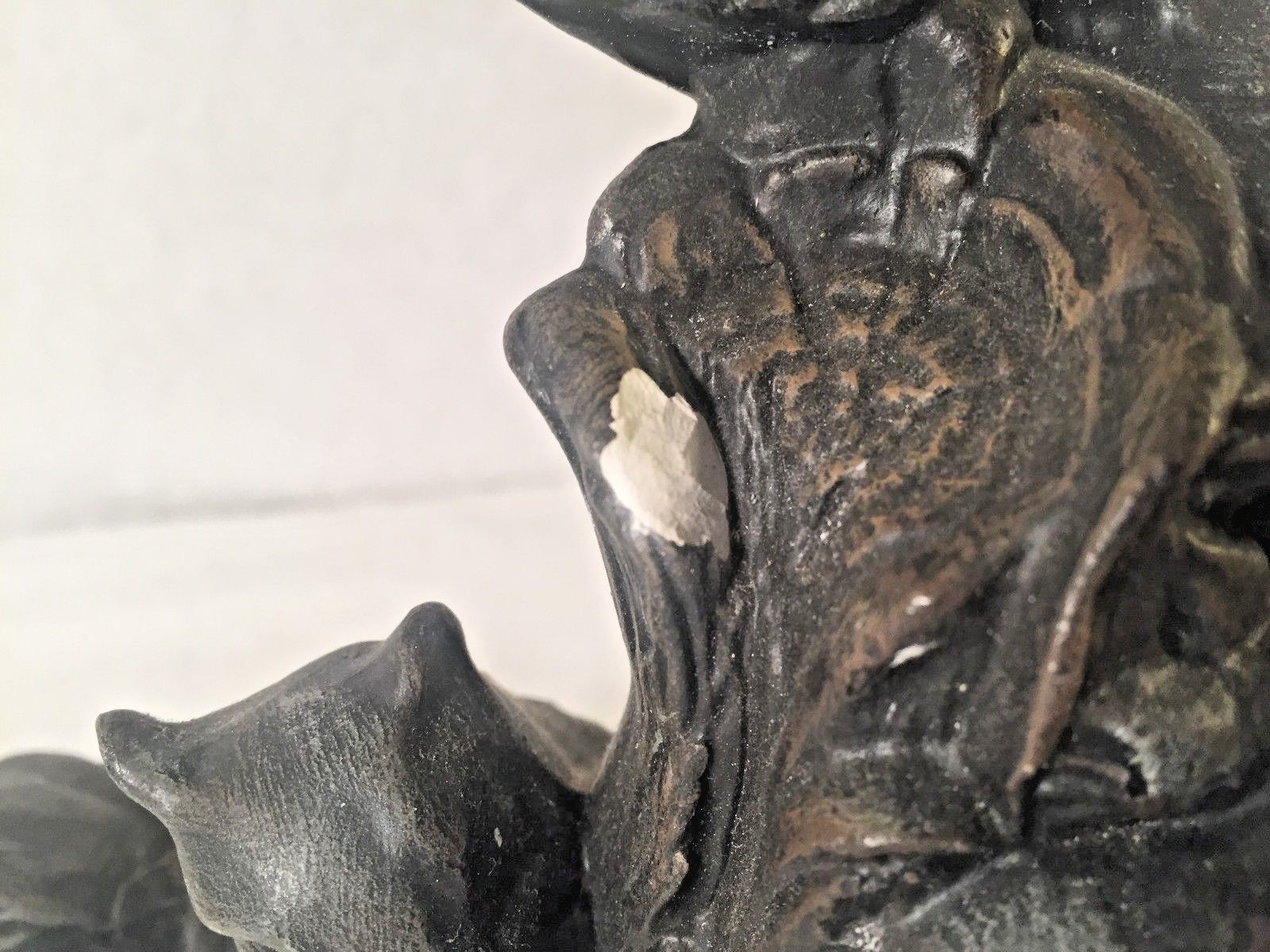 Vintage Ceramic Squirrels on Tree Figurine, Log 6