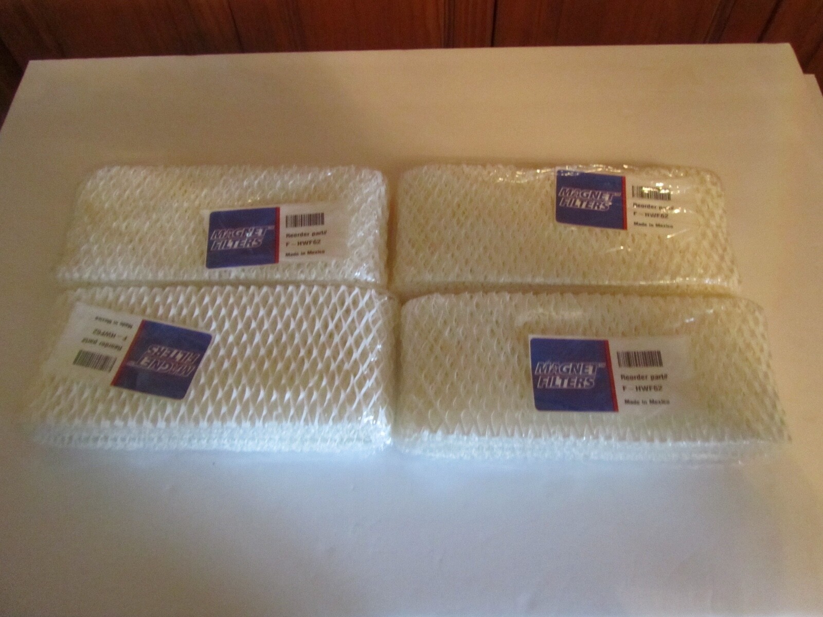 4 Magnet Filters Compatible Holmes H62 HWF-62 HWF62 Wick Humidifier Filters NEW
