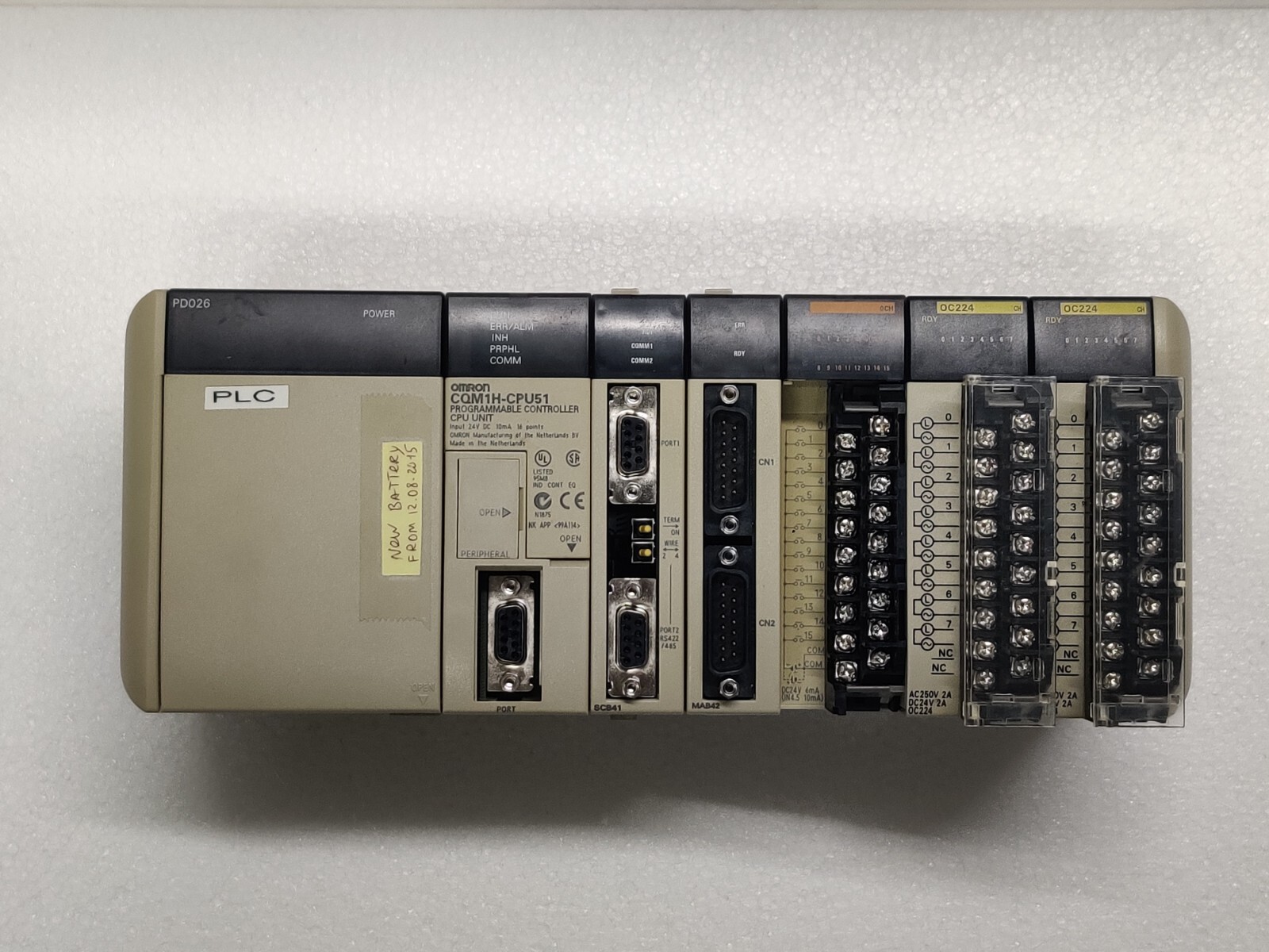 Omron CQM1H-CPU51 Programmable Controller CPU Unit Wh PD026 Omron CQM1H-CPU51 Programmable Controller CPU Unit Wh PD026