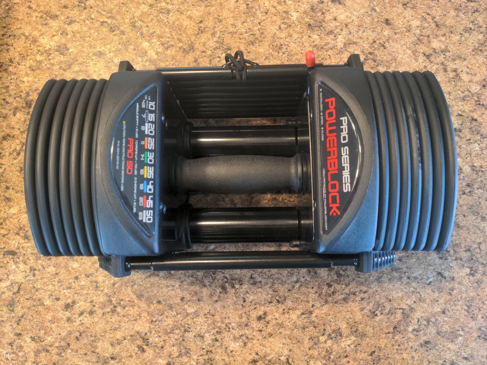 PowerBlock Pro 50 Dumbbell (single) Adjustable Weight 5