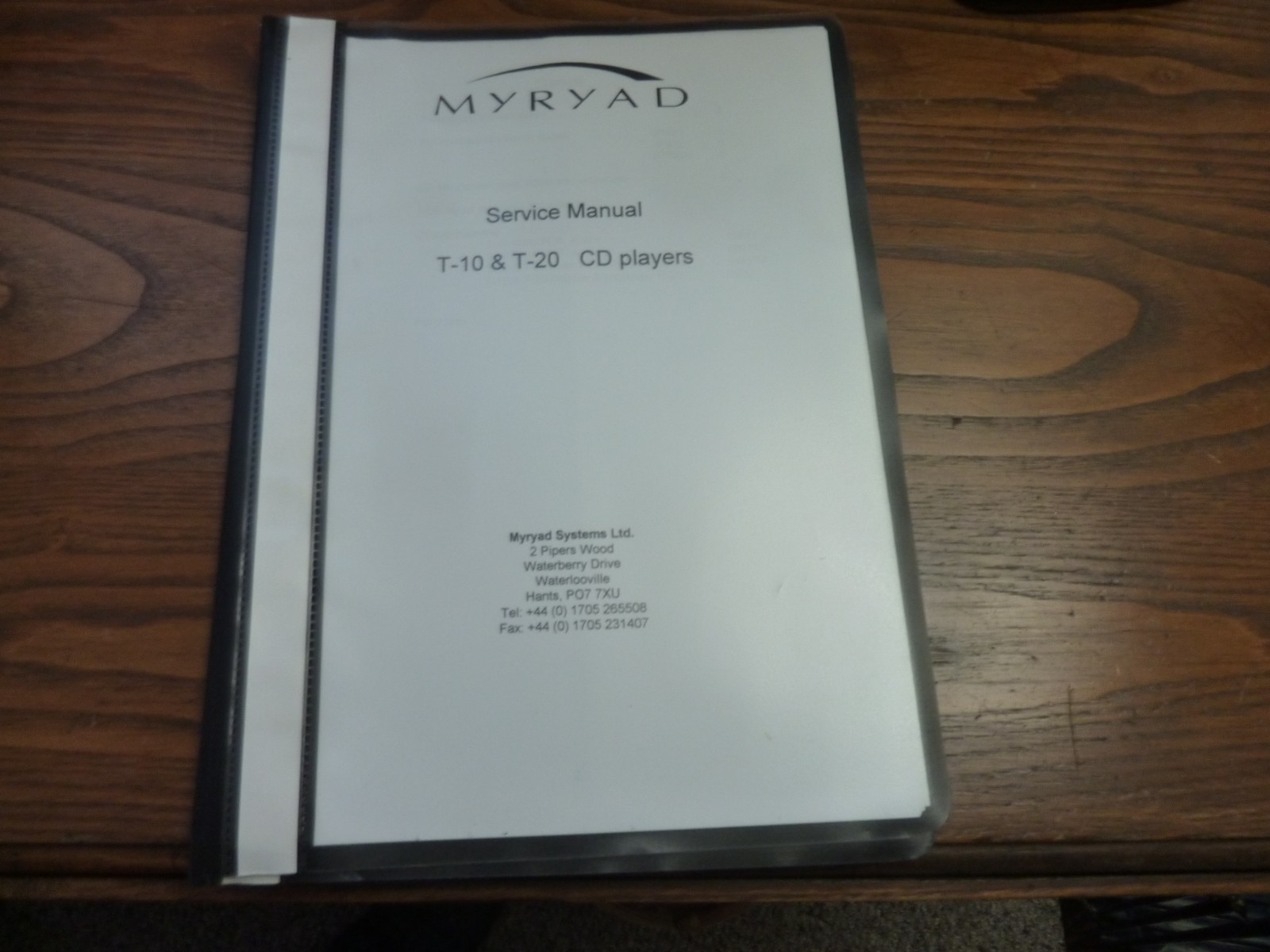 Myryad amp CD tuner Service Manuals  MI120/MA120 MP100 T30 T10 T40 MC100  others