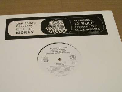 Def Platoon featuring Ja Rule-Get Da Money~Rare Original 4 cut Promo 12"~NM!