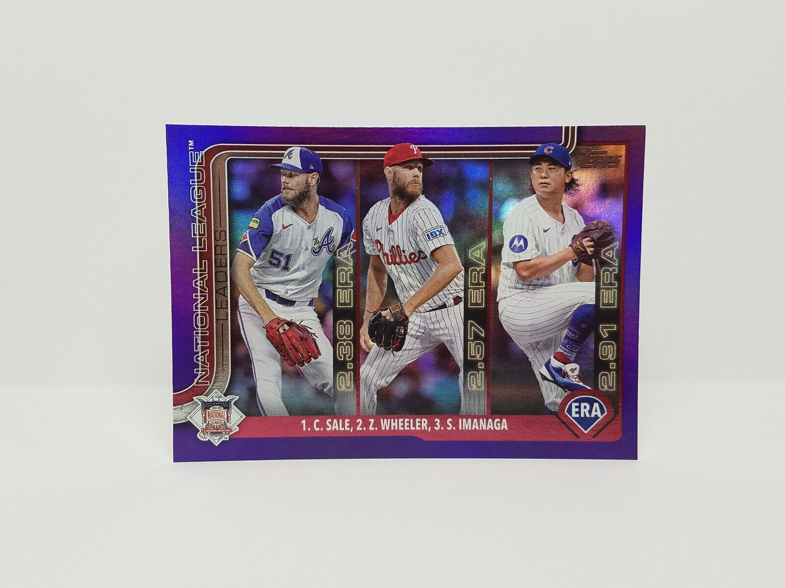 2025 Topps #272 NL ERA Leaders (Shota, Sale) - Purple Foil 2025 Topps #272 NL ERA Leaders (Shota, Sale) - Purple Foil