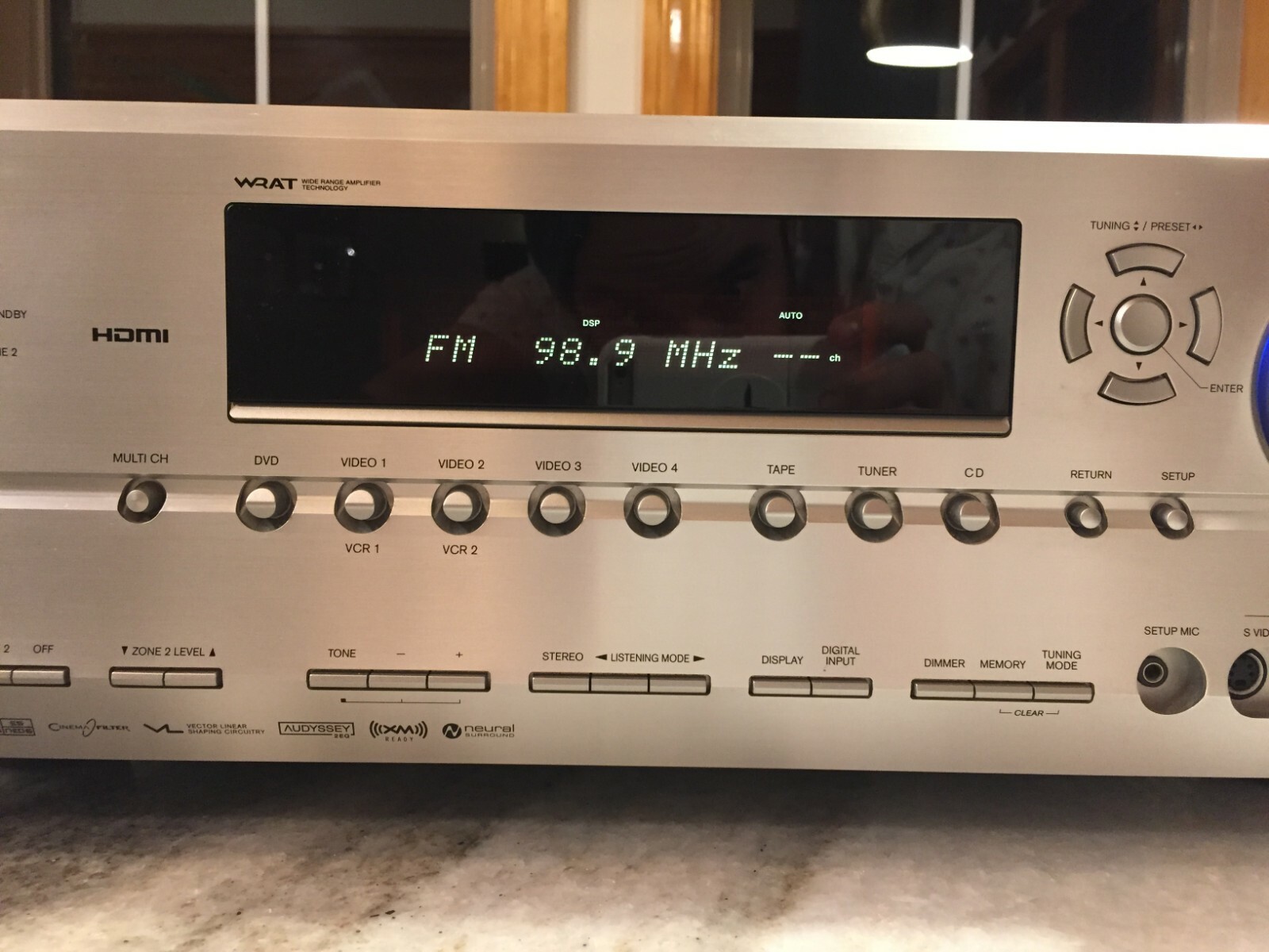 Onkyo 7.1 Surround Sound Stereo Receiver TX-SR604 110 Watts Per/Chan HDMI TESTED