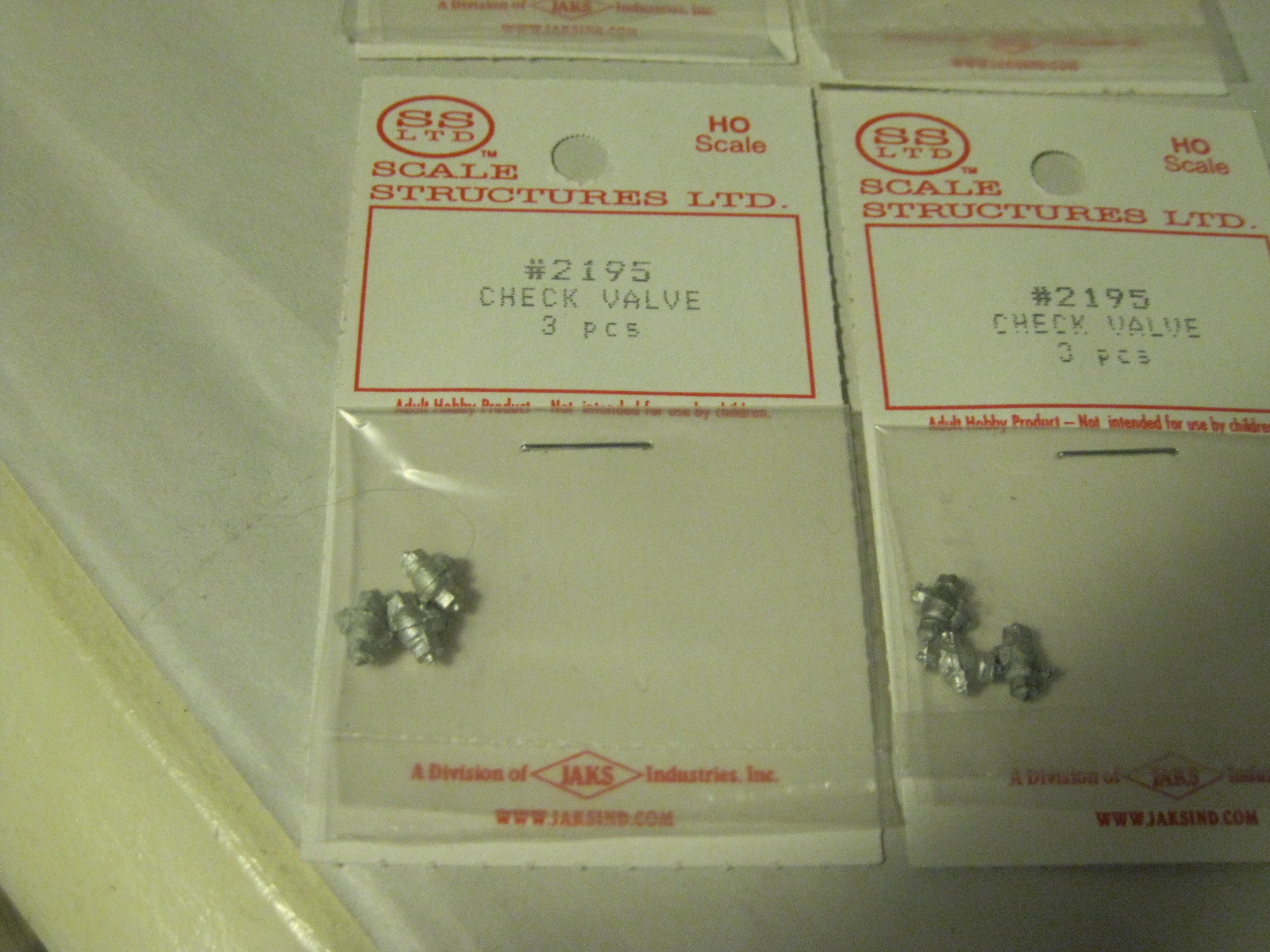 HO Scale Stuctures Limited Train  2195 Check ValvesParts Kit Free Shipping