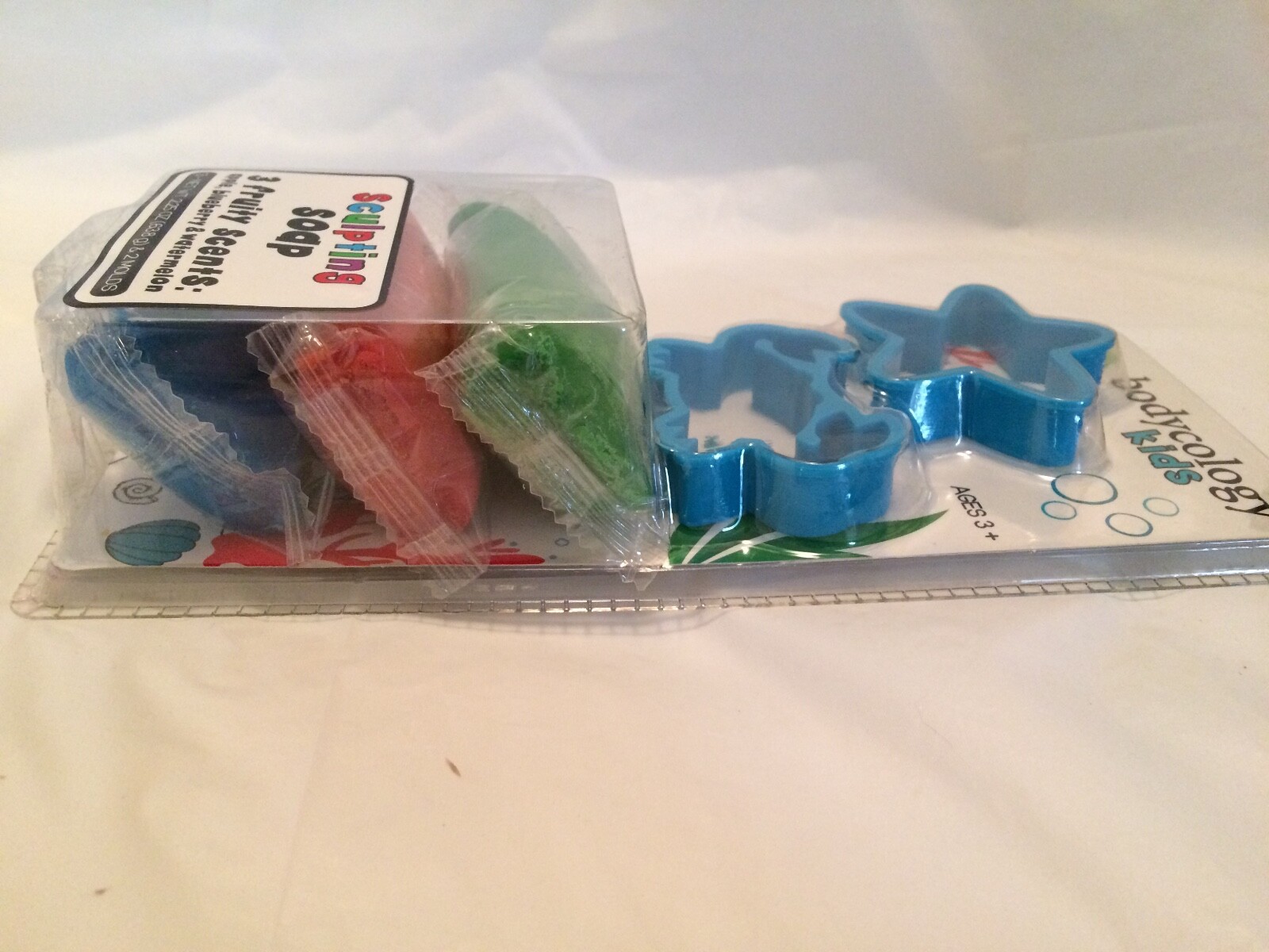 BODYCOLOGY Kids Sculpting Soap Apple Blueberry Watermelon 6.75 oz 3+