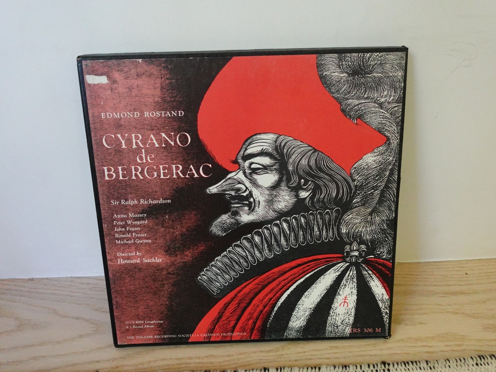 Cyrano de Bergerac エドモン・ロスタン CYRANO DE BERGERAC 3 record set by Edmond Rostand Caedmon