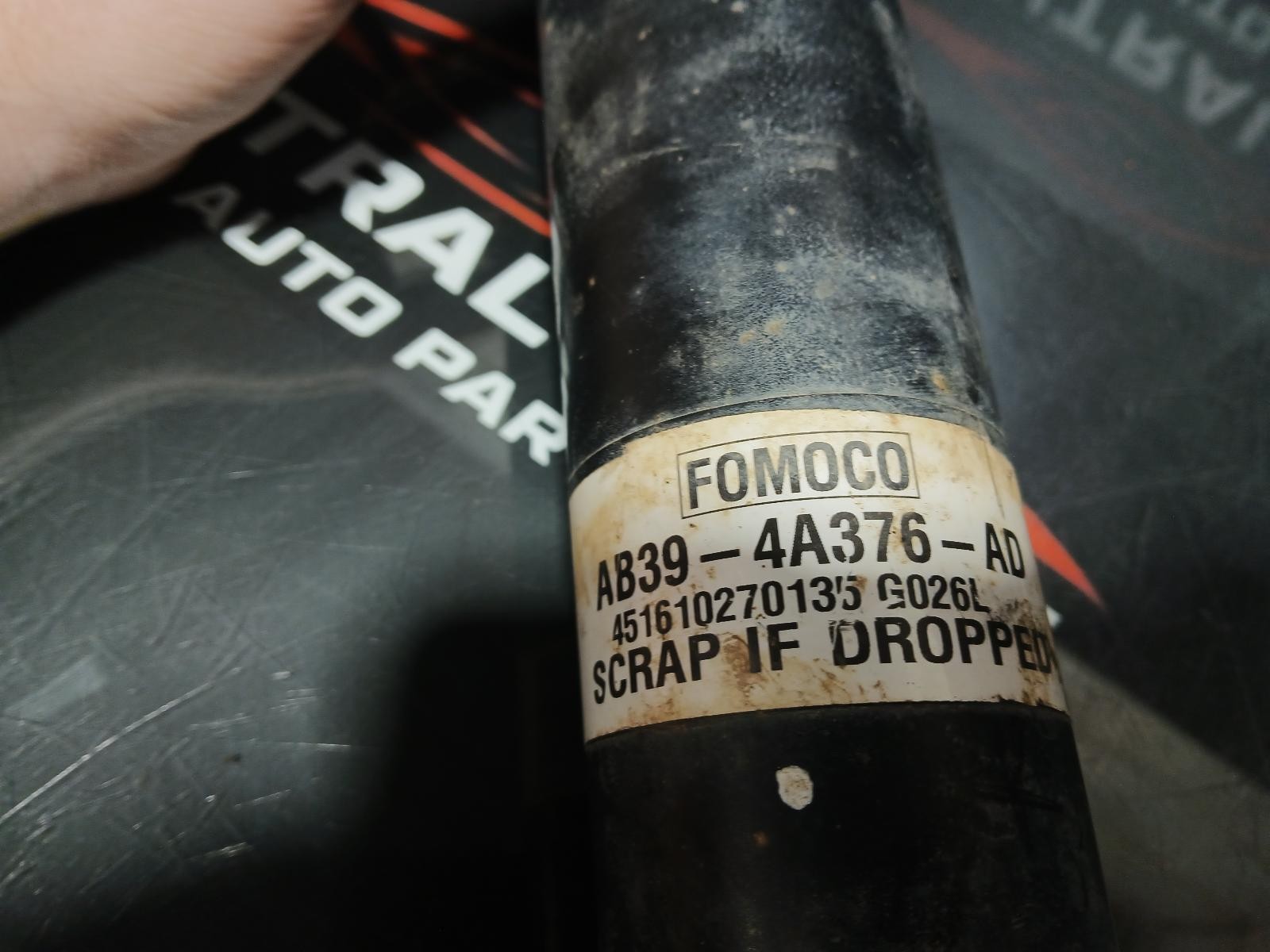 2017 Mazda Bt50 FRONT PROP SHAFT 3.2 AUTO/MANUAL T/M UP-UR 10/11-06/20 11 12 13 14 image 2