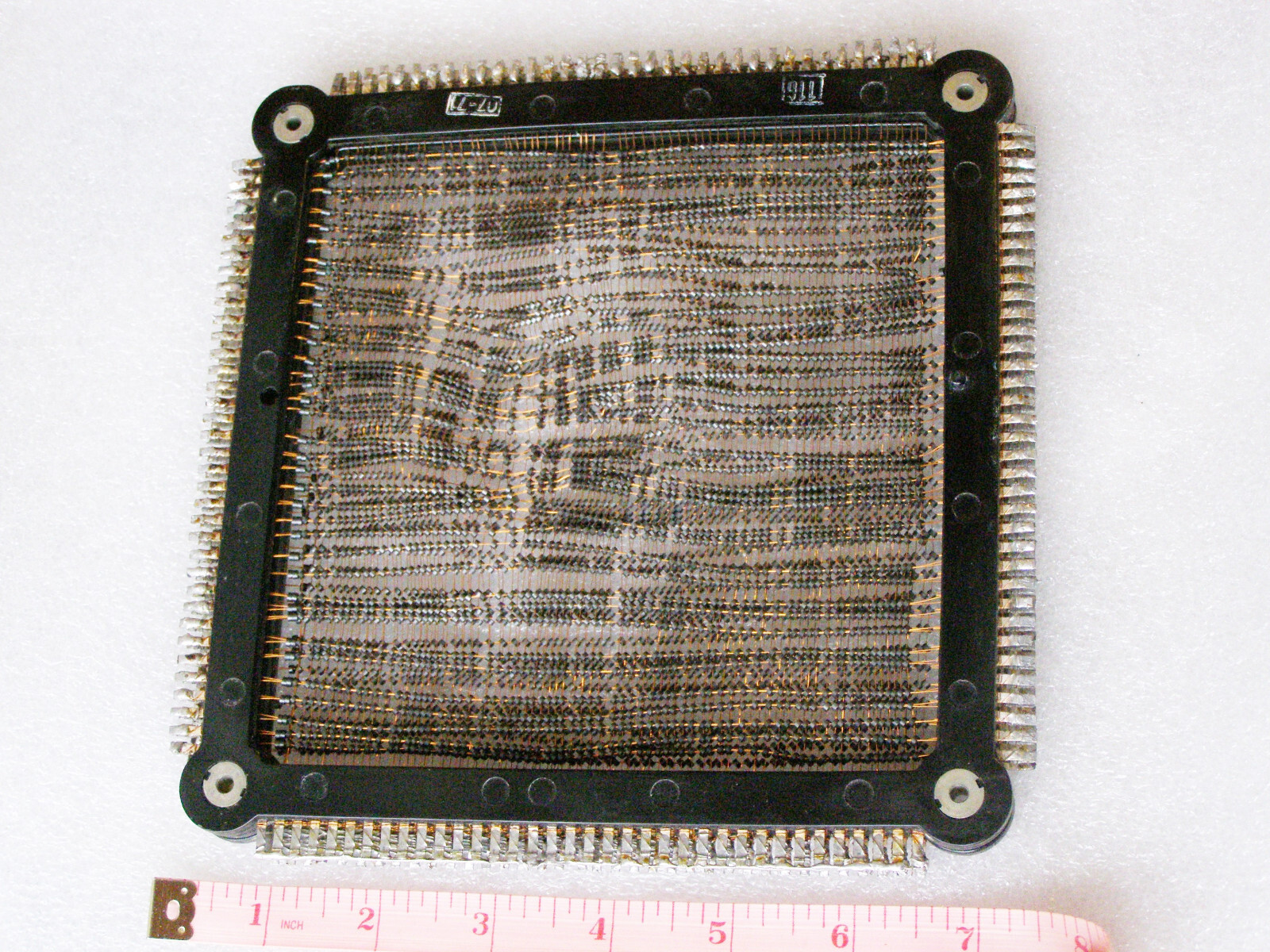 USSR Soviet Magnetic Ferrite Core Memory Double Plate 1260 bit 1971 ...