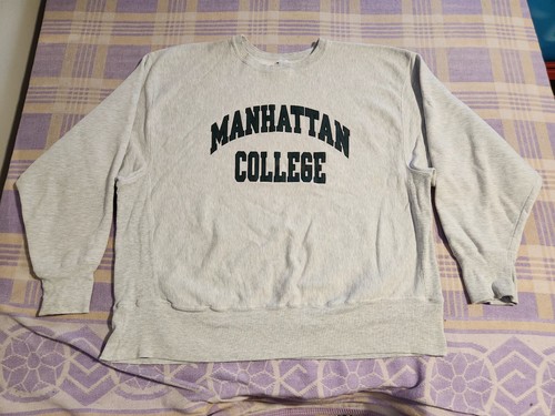 トップス Champion Reverse Weave MANHATTAN COLLEGE Manhattan College Champion Reverse Weave Sweatshirt